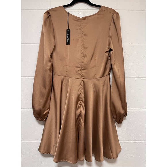 GOLD MINI DRESS - Picture 2 of 3